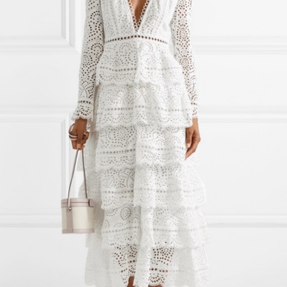 zimmermann bayou tiered swirl long dress